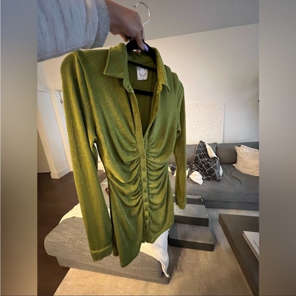 With jean dress mini green - Picture 6 of 6